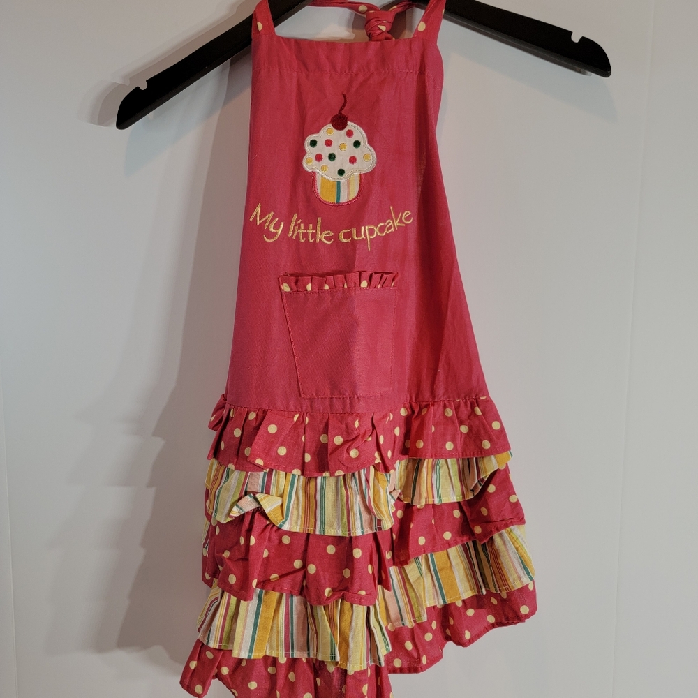 Girls "My Little Cupcake" Apron